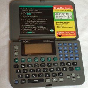 Royal - Electronic Personal Organizer Model DM2070